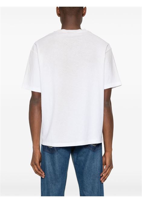 logo tee relaxed fit faded white ACNE STUDIOS | CL0196DC6